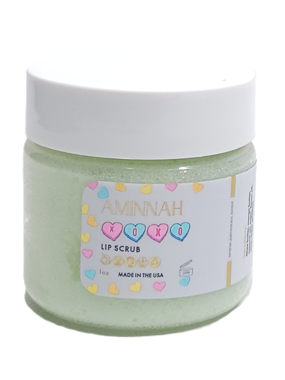 AMINNAH XOXO LIP SCRUM 1oz NEW